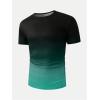 imageSOLY HUX Mens Gradient T Shirt Short Sleeve Round Neck Tee Summer TopsMulti Ombre