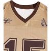 imageSOLY HUX Mens Graphic Jersey TShirts V Neck Racing Print Casual Tees Streetwear Summer Top TshirtBrown Number