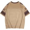 imageSOLY HUX Mens Graphic Jersey TShirts V Neck Racing Print Casual Tees Streetwear Summer Top TshirtBrown Number