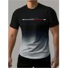 imageSOLY HUX Mens Graphic Tee Letter Print Gradient Crew Neck Short Sleeve Casual Streetwear T Shirt TopsGrey and Black