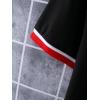 imageSOLY HUX Mens Graphic Tees Letter Print T Shirts Crew Neck Short Sleeve Striped Summer TopsBlack Letter