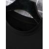 imageSOLY HUX Mens Graphic Tees Letter Print T Shirts Crew Neck Short Sleeve Striped Summer TopsBlack Letter