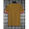 imageSOLY HUX Mens Graphic Tees Letter Print T Shirts Crew Neck Short Sleeve Striped Summer TopsBrown Letter