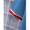 imageSOLY HUX Mens Graphic Tees Letter Print T Shirts Crew Neck Short Sleeve Striped Summer TopsLight Blue Letter