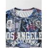 imageSOLY HUX Mens Y2k Jersey Shirts Letter Graphic Tees Crew Neck Short Sleeve Streetwear Loose T Shirt TopsDusty Blue Letter