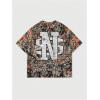 imageSOLY HUX Mens Y2k Jersey Shirts Letter Graphic Tees Crew Neck Short Sleeve Streetwear Loose T Shirt TopsOrange Letter