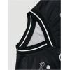 imageSOLY HUX Mens Y2k Jersey Shirts Mesh Letter Graphic Tees V Neck Short Sleeve T Shirt Loose TopsBlack and White Letter