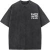 imageSOLY HUX T Shirts for Men Baggy Streetwear Short Sleeve Crewneck Letter Graphic Tee TopsBlack Graphic