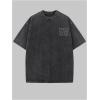 imageSOLY HUX T Shirts for Men Baggy Streetwear Short Sleeve Crewneck Letter Graphic Tee TopsBlack Grey Letter