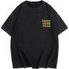 imageSOLY HUX T Shirts for Men Baggy Streetwear Short Sleeve Crewneck Letter Graphic Tee TopsBlack Khaki Letter
