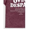 imageSOLY HUX T Shirts for Men Baggy Streetwear Short Sleeve Crewneck Letter Graphic Tee TopsBurgundy Letter
