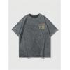imageSOLY HUX T Shirts for Men Baggy Streetwear Short Sleeve Crewneck Letter Graphic Tee TopsDark Grey