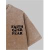 imageSOLY HUX T Shirts for Men Baggy Streetwear Short Sleeve Crewneck Letter Graphic Tee TopsKhaki Letter