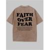 imageSOLY HUX T Shirts for Men Baggy Streetwear Short Sleeve Crewneck Letter Graphic Tee TopsKhaki Letter