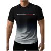 imageSOLY HUX Mens Graphic Tee Letter Print Gradient Crew Neck Short Sleeve Casual Streetwear T Shirt TopsGrey and Black