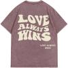 Rusty Rose Beige Letter