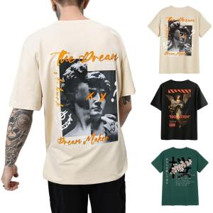imageSOLY HUX 3Pack Oversized T Shirts for Men Y2K Graphic Tees Vintage Baggy Shirts 90s Streetwear TopsMulticoloured