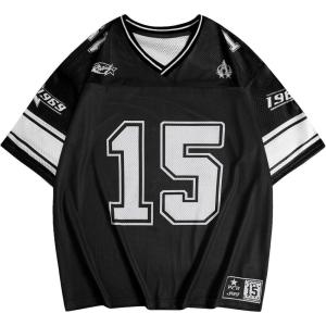 imageSOLY HUX Mens Graphic Jersey TShirts V Neck Racing Print Casual Tees Streetwear Summer Top TshirtBlack Graphic
