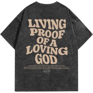 imageSOLY HUX T Shirts for Men Baggy Streetwear Short Sleeve Crewneck Letter Graphic Tee TopsBlack Printed