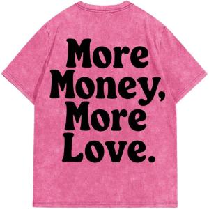 imageSOLY HUX T Shirts for Men Baggy Streetwear Short Sleeve Crewneck Letter Graphic Tee TopsHot Pink Letter