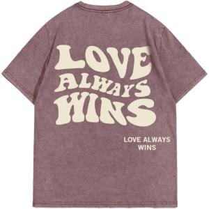 imageSOLY HUX T Shirts for Men Baggy Streetwear Short Sleeve Crewneck Letter Graphic Tee TopsRusty Rose Beige Letter