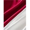 imageSOLY HUX Womens Plus Size Nightgown 2 Piece Satin Lace Split Slip Cami Dress Nightdress SleepwearBurgundy and White