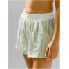 imageSOLY HUX Womens Striped Sleep Shorts Elastic Waist Button Pajama Bottoms Lounge Shorts with PocketsGreen Striped