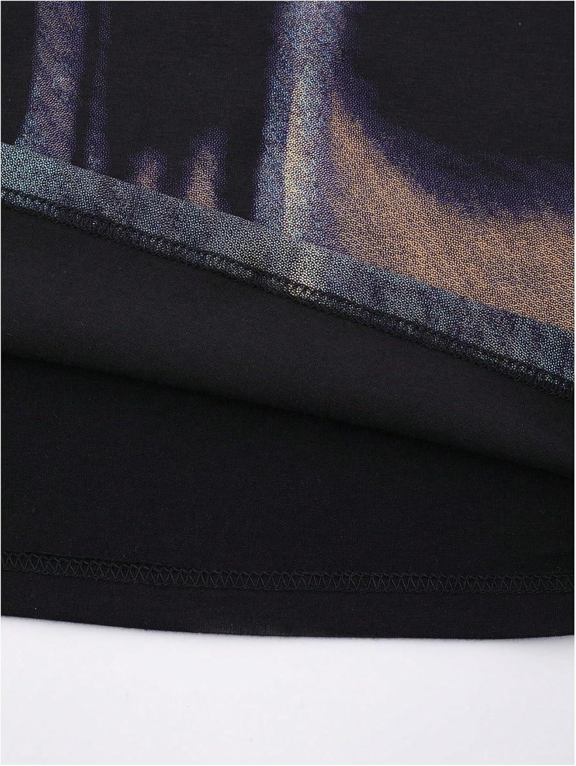 imageSOLY HUX Mens Oversized Graphic Tees Crew Neck Short Sleeve Vintage Streetwear T Shirt TopsBlack Letter
