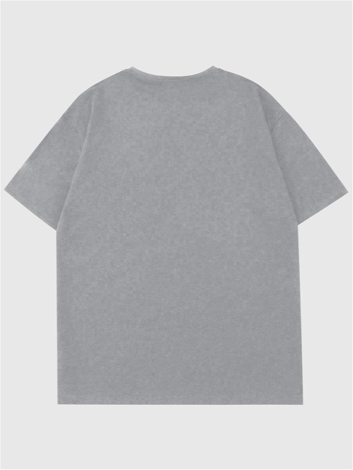 imageSOLY HUX Mens Oversized Graphic Tees Crew Neck Short Sleeve Vintage Streetwear T Shirt TopsGrey Graphic