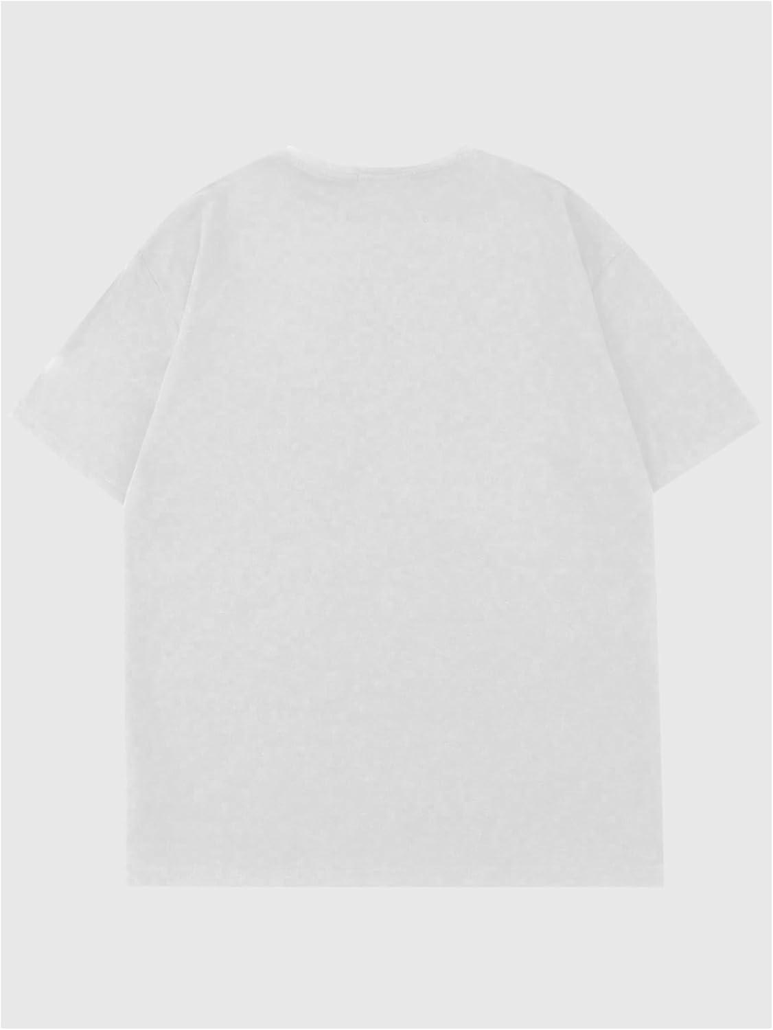 imageSOLY HUX Mens Oversized Graphic Tees Crew Neck Short Sleeve Vintage Streetwear T Shirt TopsWhite Graphic