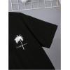 imageSOLY HUX Boys Graphic Tees Palm Tree Print Short Sleeve Crew Neck Summer Trendy TShirts Clothes for Teen BoysBlack Tree