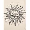 imageSOLY HUX Graphic Tees for Girl Floral Print Short Sleeve Round Neck T Shirts TopsApricot Graphic