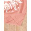 imageSOLY HUX Graphic Tees for Girl Floral Print Short Sleeve Round Neck T Shirts TopsCoral Pink Graphic