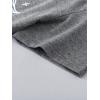 imageSOLY HUX Graphic Tees for Girl Floral Print Short Sleeve Round Neck T Shirts TopsDark Grey