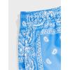 imageSOLY HUX Mens Elastic High Waisted Casual Summer ShortsBlue and White