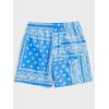 imageSOLY HUX Mens Elastic High Waisted Casual Summer ShortsBlue and White