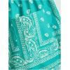 imageSOLY HUX Mens Elastic High Waisted Casual Summer ShortsMint Blue Paisley