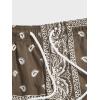 imageSOLY HUX Mens Elastic High Waisted Casual Summer ShortsMulti Paisley Printed