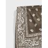 imageSOLY HUX Mens Elastic High Waisted Casual Summer ShortsMulti Paisley Printed
