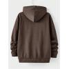 imageSOLY HUX Mens Graphic Zip Up Hoodies Streetwear Jacket Letter Print Long Sleeve Sweatshirt with PocketCoffee Brown Letter