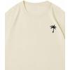 imageSOLY HUX Mens Summer Graphic T Shirts Short Sleeve Casual Tees TopBeige Tree