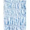 imageSOLY HUX Womens Ruffle Shorts Plaid Y2k Lace Bloomers Elastic Waist Frill Bottoms Gingham Micro BoyshortsBlue and White Plaid