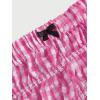 imageSOLY HUX Womens Ruffle Shorts Plaid Y2k Lace Bloomers Elastic Waist Frill Bottoms Gingham Micro BoyshortsHot Pink Plaid