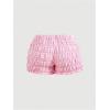 imageSOLY HUX Womens Ruffle Shorts Plaid Y2k Lace Bloomers Elastic Waist Frill Bottoms Gingham Micro BoyshortsPink Plaid