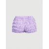 imageSOLY HUX Womens Ruffle Shorts Plaid Y2k Lace Bloomers Elastic Waist Frill Bottoms Gingham Micro BoyshortsPurple Plaid
