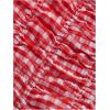 imageSOLY HUX Womens Ruffle Shorts Plaid Y2k Lace Bloomers Elastic Waist Frill Bottoms Gingham Micro BoyshortsRed and White Plaid