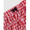 imageSOLY HUX Womens Ruffle Shorts Plaid Y2k Lace Bloomers Elastic Waist Frill Bottoms Gingham Micro BoyshortsRed and White Plaid