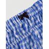 imageSOLY HUX Womens Ruffle Shorts Plaid Y2k Lace Bloomers Elastic Waist Frill Bottoms Gingham Micro BoyshortsRoyal Blue Plaid