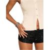 imageSOLY HUX Womens Sequin Micro Shorts Y2K Low Rise Sparkly Glitter Mini Booty Shorts Party Club Rave OutfitsPure Black