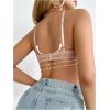 imageSOLY HUX Womens Sexy Lace Bras Underwire Everyday Bra Comfort Push Up BralettesPlain Coral Pink